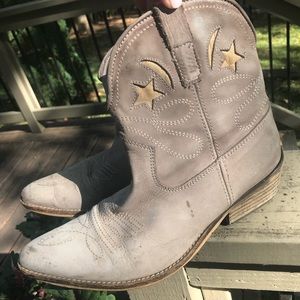 Short designer western boots